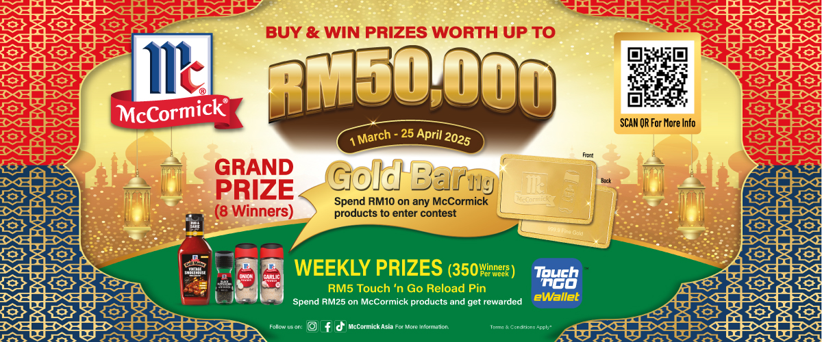 McCormick Raya 2025 Contest & Redemption – Guppyrock